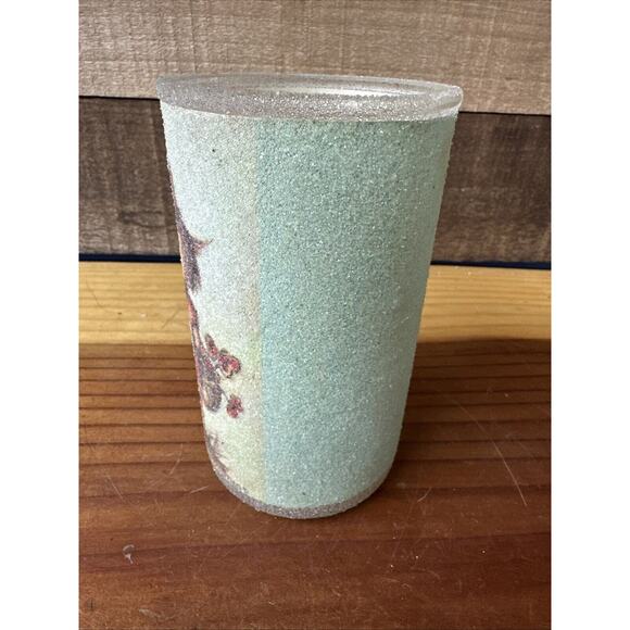 Danish Hummel Inspired Sugared Glass Candle Used - Picture 2 of 5